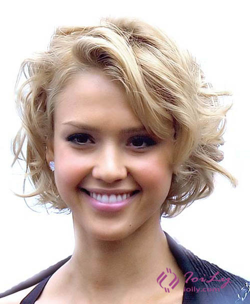 Modest Blonde Girls With Short Curly Hair Product 8