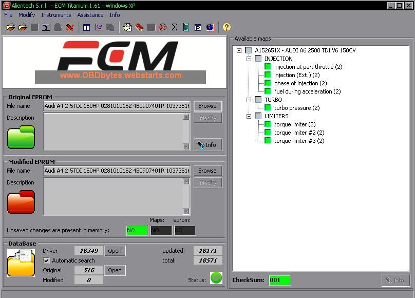 Ecm titanium software