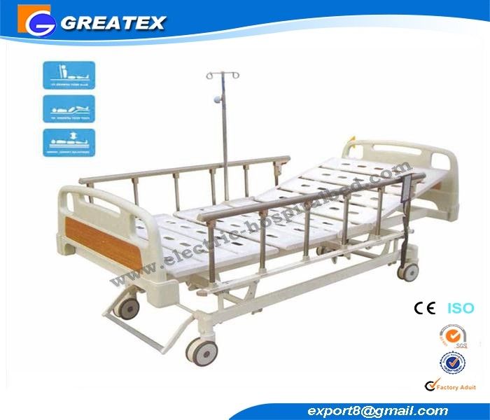 Motorized Three Function Electric Hospital Bed Rental , Nursing Home