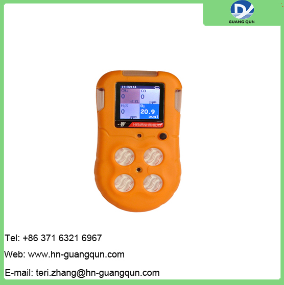 Largest Manufacture BX616 Portable 4gas detector/gas meter LEL,H2S,CO,O2 with CE, BX616